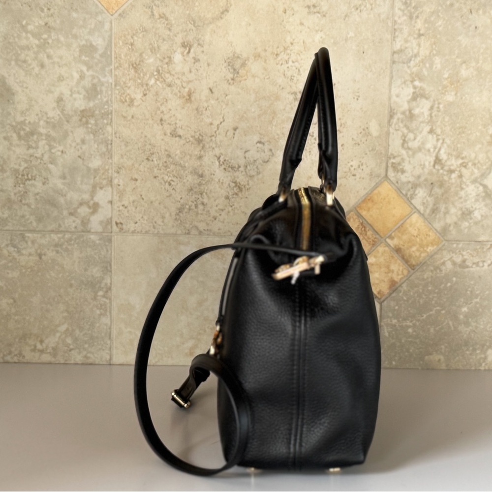 Michael Kors Lenox LG Satchel Shoulder Bag Black - Picture 6 of 14